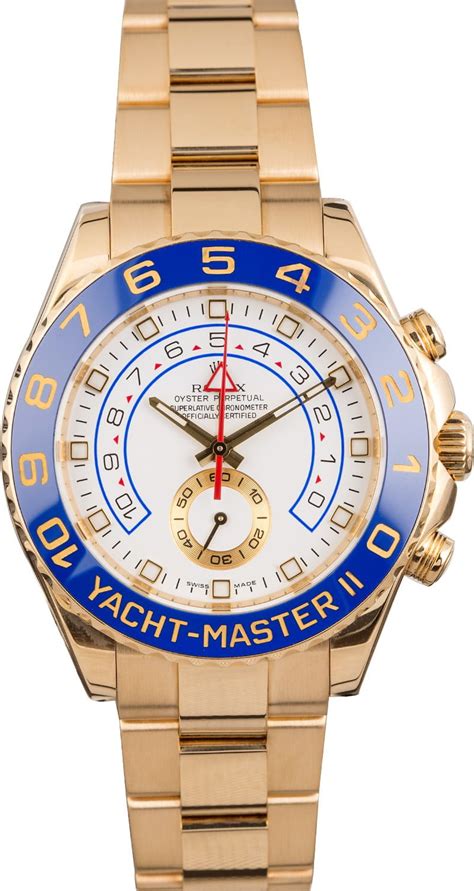 rolex yacht master ii gold